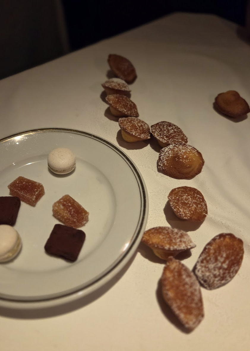 Petit fours and madeleines